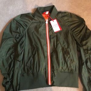 Hunter for Target Women’s Ruched Sleeve Bomber